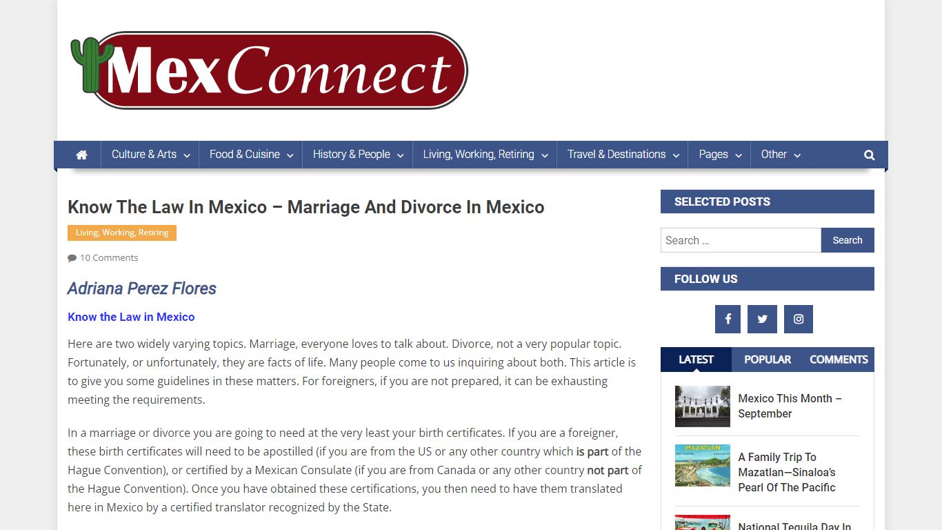 Know The Law In Mexico – Marriage And Divorce In Mexico